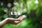 Graphic of ESG Environmental Social and Governance Balancing