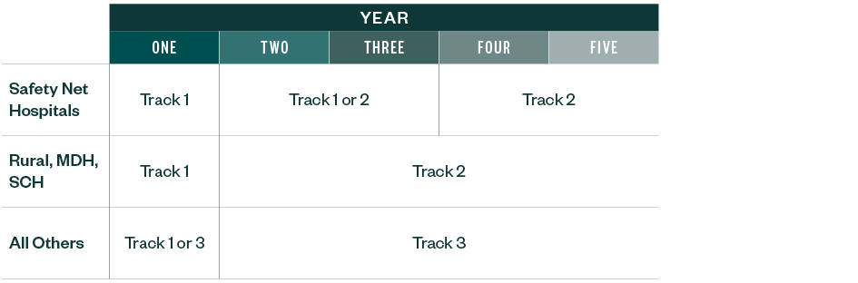 Different Track Options for Hospital Price